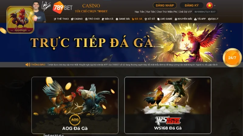 Ứng dụng đá gà online 789bet